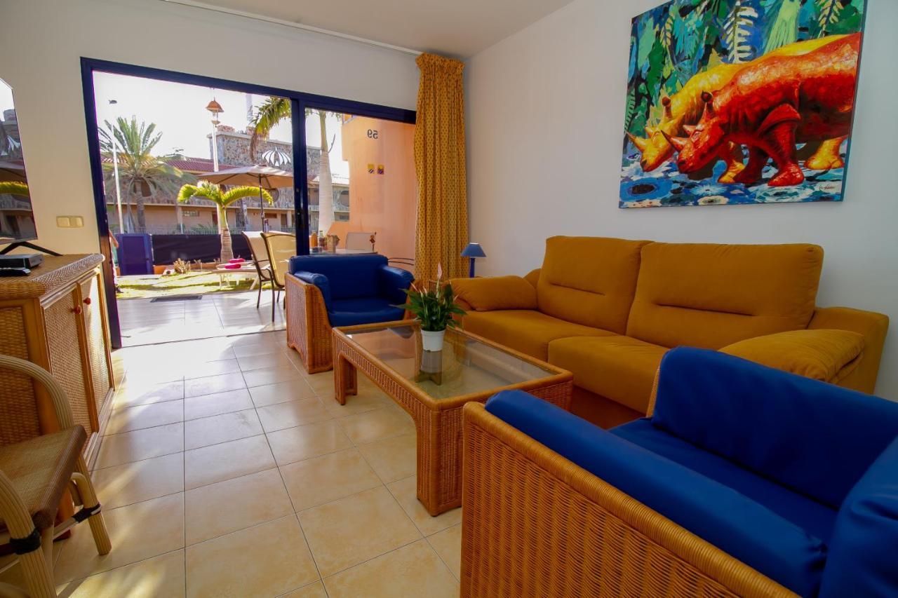 Duplex Meloneras With Free Wifi And Private Garden Villa Exterior photo